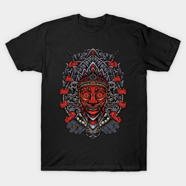 Klana Sewandana mask Indonesian Culture T-Shirt by iwanmust98